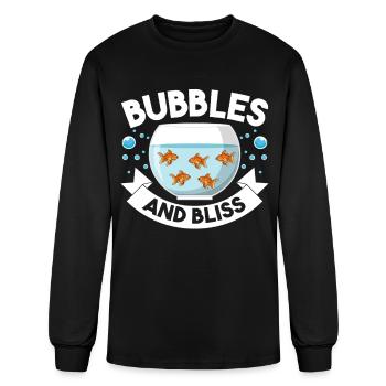 Aquarium Fish Breeder Sea Tank - Men's Long Sleeve T-Shirt - black - Front