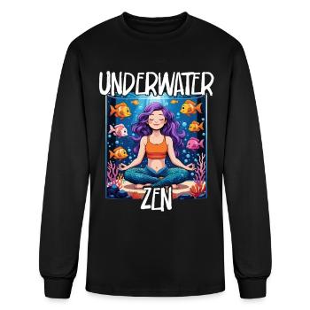 Aquarium Fish Breeder Sea Tank - Men's Long Sleeve T-Shirt - black - Front