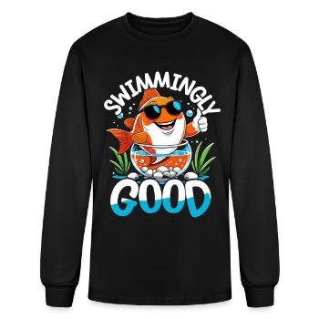 Aquarium Fish Breeder Sea Tank - Men's Long Sleeve T-Shirt - black - Front