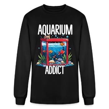 Aquarium Fish Breeder Sea Tank - Men's Long Sleeve T-Shirt - black - Front