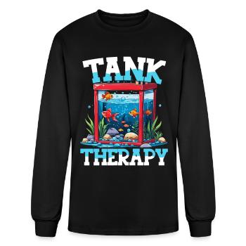 Aquarium Fish Breeder Sea Tank - Men's Long Sleeve T-Shirt - black - Front