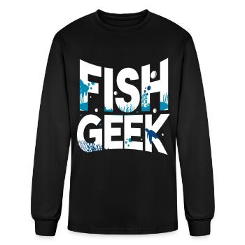 Aquarium Fish Breeder Sea Tank - Men's Long Sleeve T-Shirt - black - Front