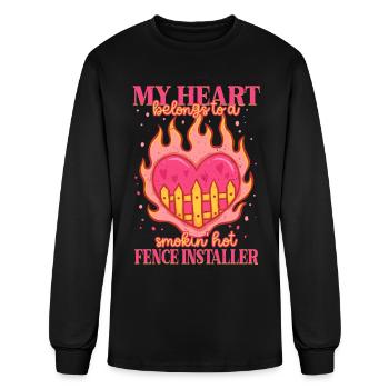 Fence Installer - Men's Long Sleeve T-Shirt - black - Front