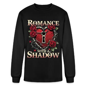 Dark Romance Romance With A Shadow - Men's Long Sleeve T-Shirt - black - Front
