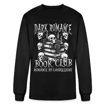 Dark Romance Book Club Romance By Candlelight - Men's Long Sleeve T-Shirt - black - Front