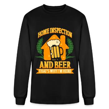 Home Inspector - Men's Long Sleeve T-Shirt - black - Front