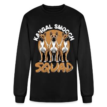 Kangal Smooch Squad Dog - Men's Long Sleeve T-Shirt - black - Front