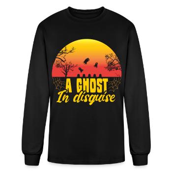 Halloween Ghost Paranormal Witching Hour - Men's Long Sleeve T-Shirt - black - Front