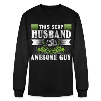 Gay Marriage Wedding Anniversary Partnership Gift - Men's Long Sleeve T-Shirt - black - Front