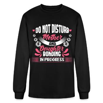 Mother Daughter Best Friends Motherly Love - Men's Long Sleeve T-Shirt - black - Front
