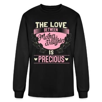 Mother Daughter Friends Motherly Love Gift Idea - Men's Long Sleeve T-Shirt - black - Front