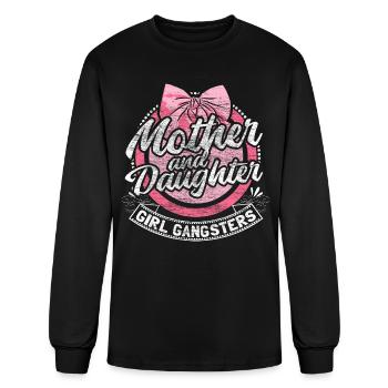 Mother Daughter Family Motherly Love Gift Idea - Men's Long Sleeve T-Shirt - black - Front