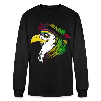 Mauritius - Men's Long Sleeve T-Shirt - black - Front