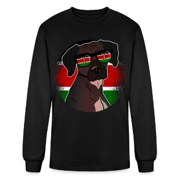 Kenya - Men's Long Sleeve T-Shirt - black - Front