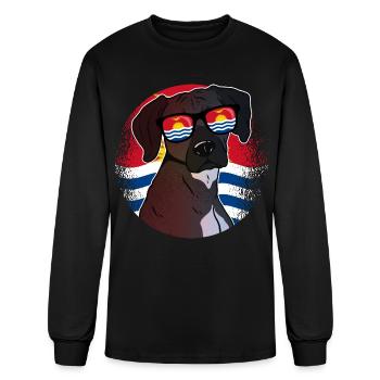 Kiribati - Men's Long Sleeve T-Shirt - black - Front