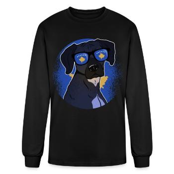 Kosovo - Men's Long Sleeve T-Shirt - black - Front
