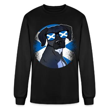 Ecosse - T-shirt à manches longues Homme - noir - Devant