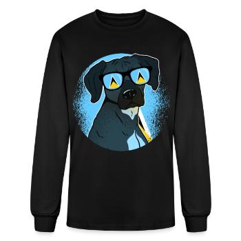 Saint Lucia - Men's Long Sleeve T-Shirt - black - Front