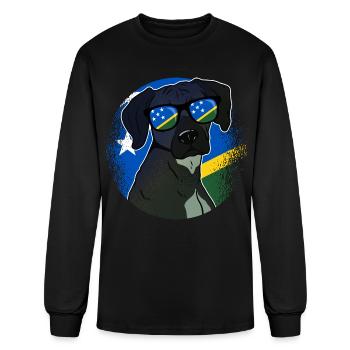 Solomon Islands - Men's Long Sleeve T-Shirt - black - Front