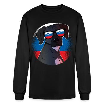 Slovenia - Men's Long Sleeve T-Shirt - black - Front