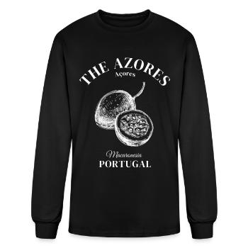 The Azores Island Portugal - Men's Long Sleeve T-Shirt - black - Front