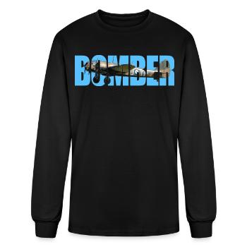Bomber Bristol Blenheim - Men's Long Sleeve T-Shirt - black - Front
