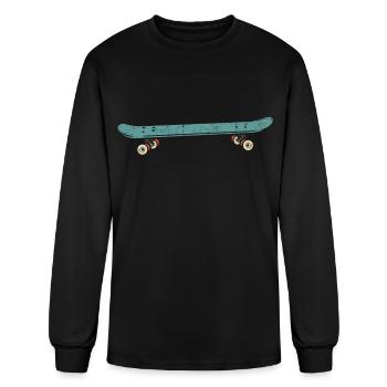 Skateboarding Skateboarder Skateboard - Men's Long Sleeve T-Shirt - black - Front