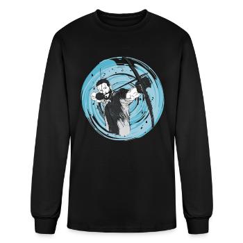 Archer Arrow and bow sports Vintage Archery - Men's Long Sleeve T-Shirt - black - Front