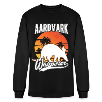 Aardvark Whisperer - Men's Long Sleeve T-Shirt - black - Front