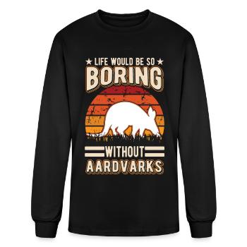 Aardvark Gift - Men's Long Sleeve T-Shirt - black - Front