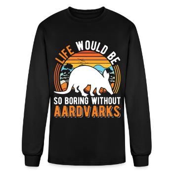 Aardvark Gift - Men's Long Sleeve T-Shirt - black - Front