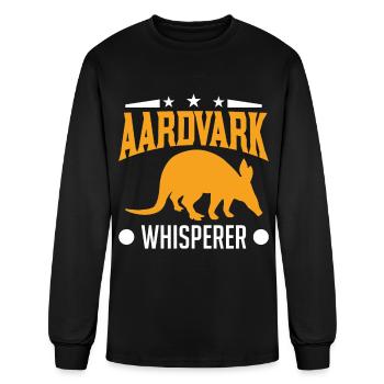 Aardvark Whisperer - Men's Long Sleeve T-Shirt - black - Front