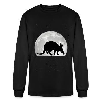 Aardvark Moon - Men's Long Sleeve T-Shirt - black - Front