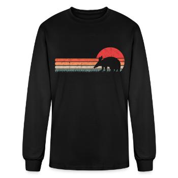 Aardvark Retro Aardvark Vintage - Men's Long Sleeve T-Shirt - black - Front