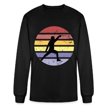 Fencing Epee Fencer Dagger Fencing Sport - Men's Long Sleeve T-Shirt - black - Front