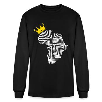 South Africa - Men's Long Sleeve T-Shirt - black - Front