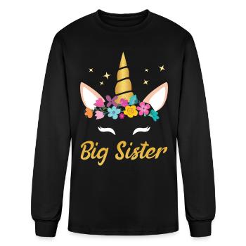 Grande sœur - T-shirt à manches longues Homme - noir - Devant