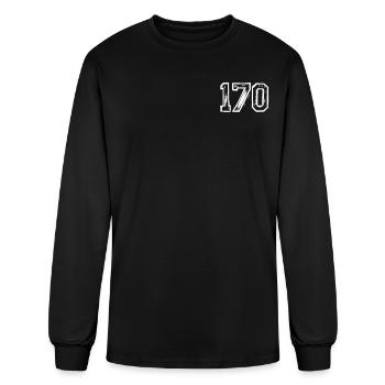 170 One Hundred Seventy HANDDRAWN-NUMBERS - Men's Long Sleeve T-Shirt - black - Front