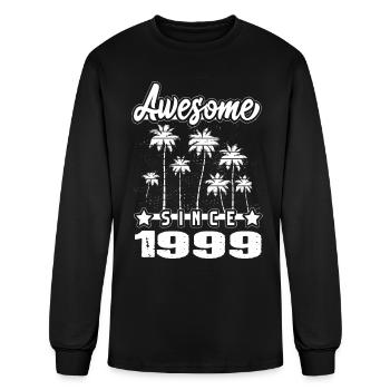 Awesome Since 1999 - Men's Long Sleeve T-Shirt - black - Front