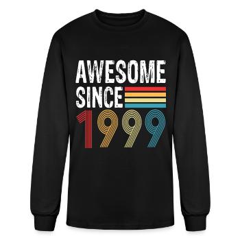 Awesome Since 1999 Birthday 1999 Vintage 1999 - Men's Long Sleeve T-Shirt - black - Front