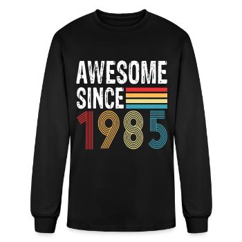 Awesome Since 1985 Birthday 1985 Vintage 1985 - Men's Long Sleeve T-Shirt - black - Front