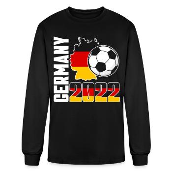 Germany 2022 Football Germany Flag - Men's Long Sleeve T-Shirt - black - Front