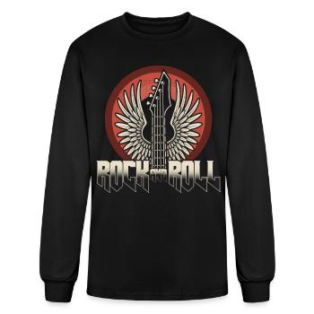 Rock And Roll Guitars - Men's Long Sleeve T-Shirt - black - Front