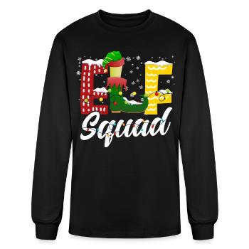 Eleven Squad - Men's Long Sleeve T-Shirt - black - Front