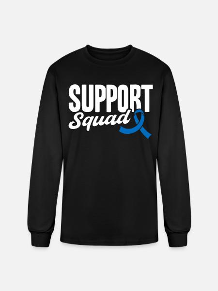 Support Squad - Men's Long Sleeve T-Shirt - black