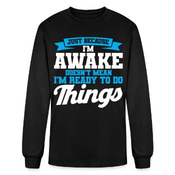 Twins - Men's Long Sleeve T-Shirt - black - Front