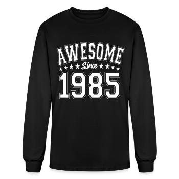 Awesome Since 1985 Birthday 1985 Vintage 1985 - Men's Long Sleeve T-Shirt - black - Front