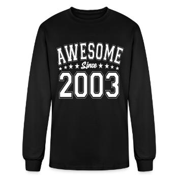 Awesome Since 2003 Birthday 2003 Vintage 2003 - Men's Long Sleeve T-Shirt - black - Front