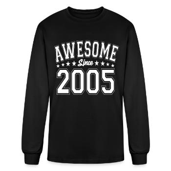 Awesome Since 2005 Birthday 2005 Vintage 2005 - Men's Long Sleeve T-Shirt - black - Front