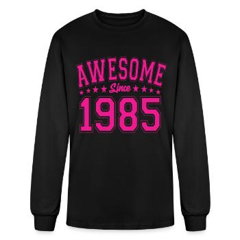 Awesome Since 1985 Birthday 1985 Vintage 1985 - Men's Long Sleeve T-Shirt - black - Front